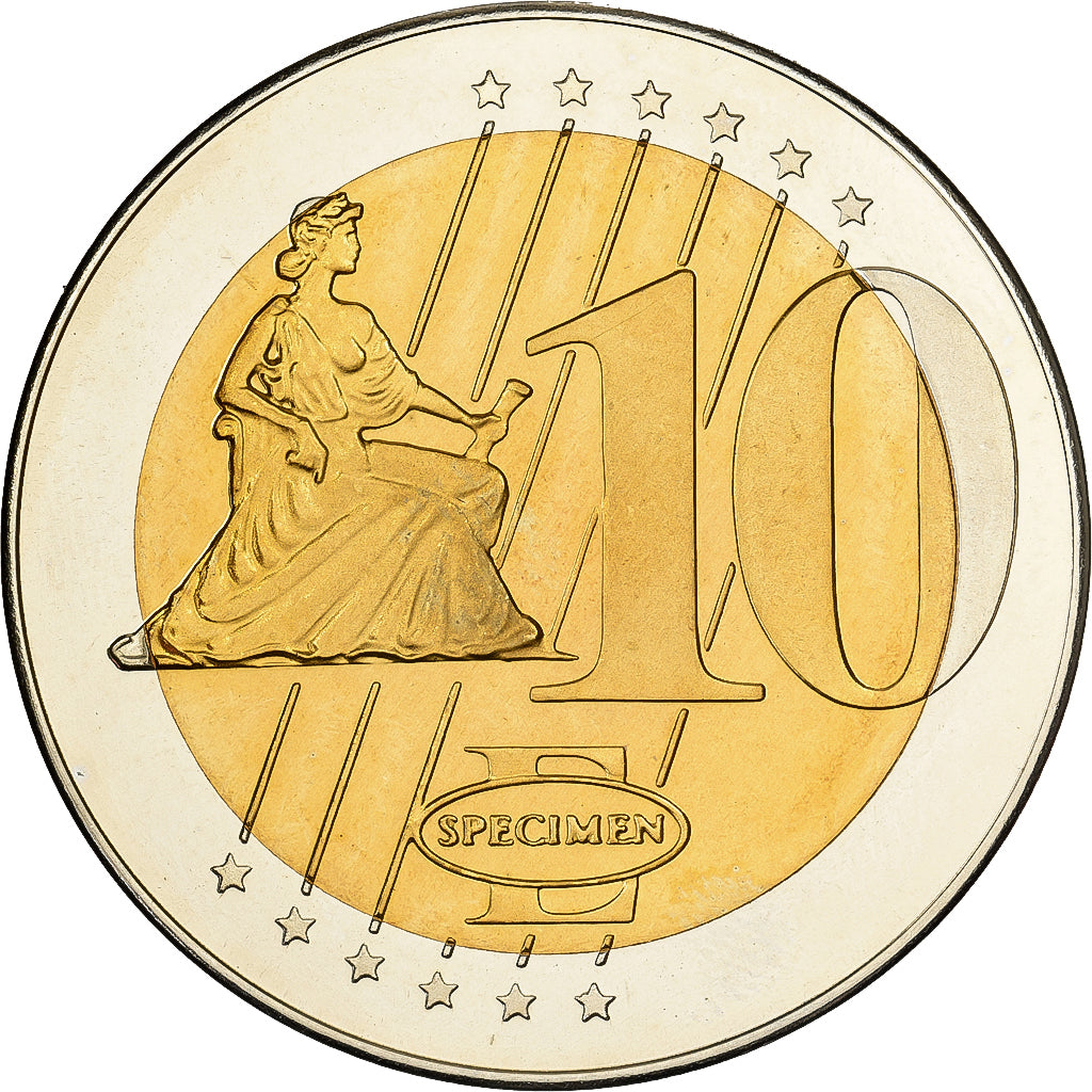 Vaticaanstad, Medaille, 10 Euro Essai Trial, 2004, Bimetallic, UNC-