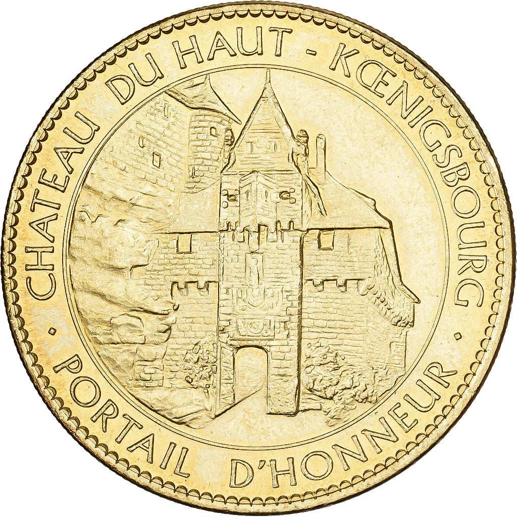 France, Medal, Château du Haut-Koenigsbourg, Copper-nickel Aluminium, MS(63)