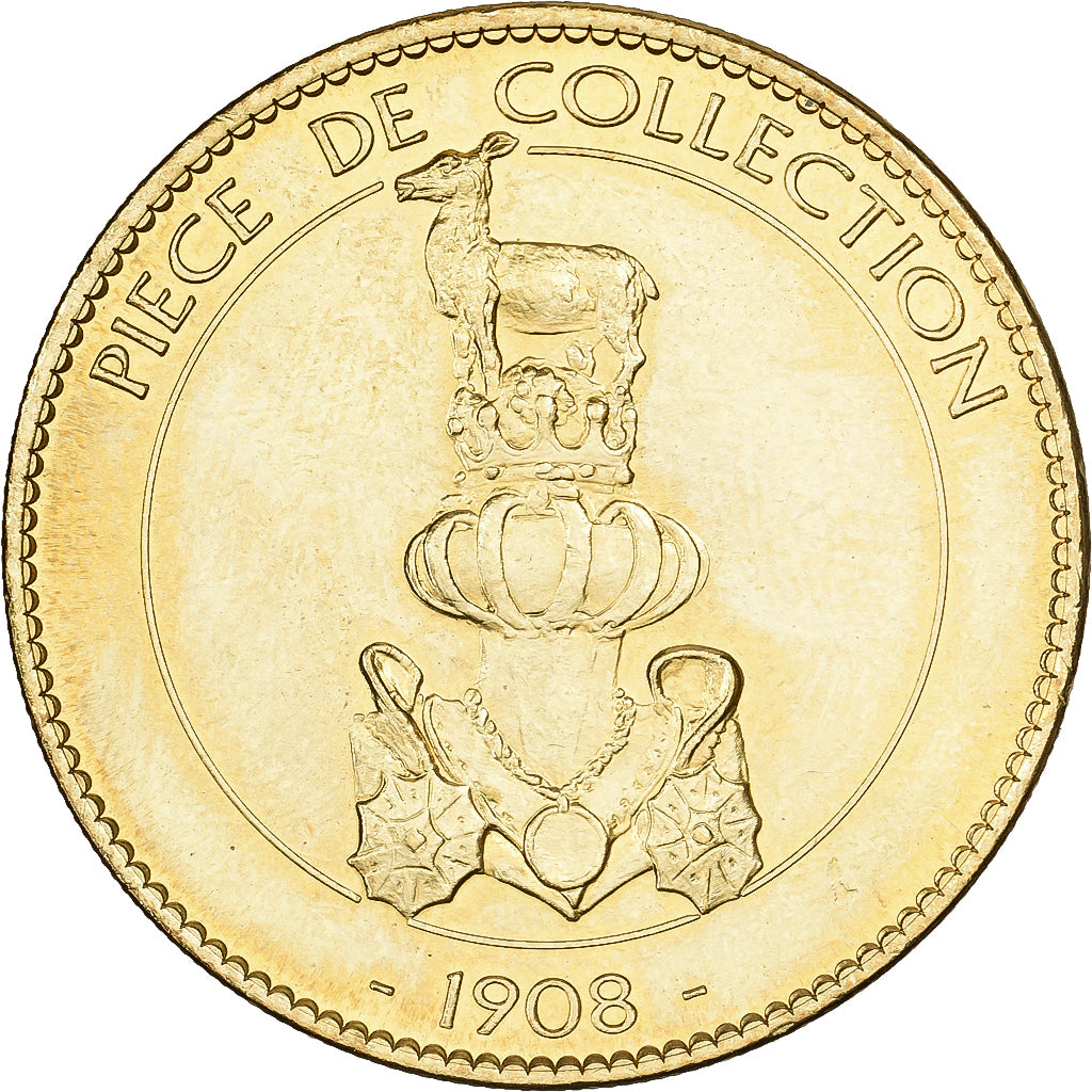 France, Medal, Château du Haut-Koenigsbourg, Copper-nickel Aluminium, MS(63)