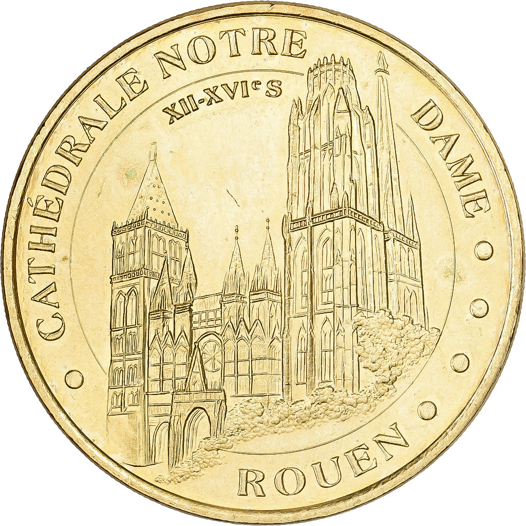 France, Token, Notre-Dame de Rouen, 2014, Copper-nickel Aluminium, MDP