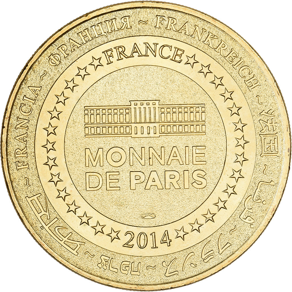 France, Token, Notre-Dame de Rouen, 2014, Copper-nickel Aluminium, MDP