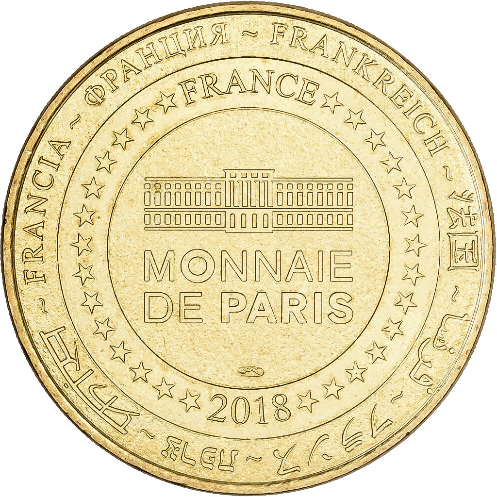 Frankreich, betaalpenning, Notre-Dame de Rouen, 2018, Copper-nickel Aluminium