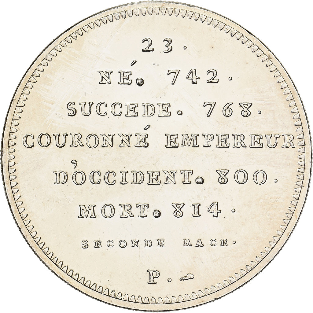 France, Medal, Roi de France, Charlemagne, Copper-nickel, MS(63)