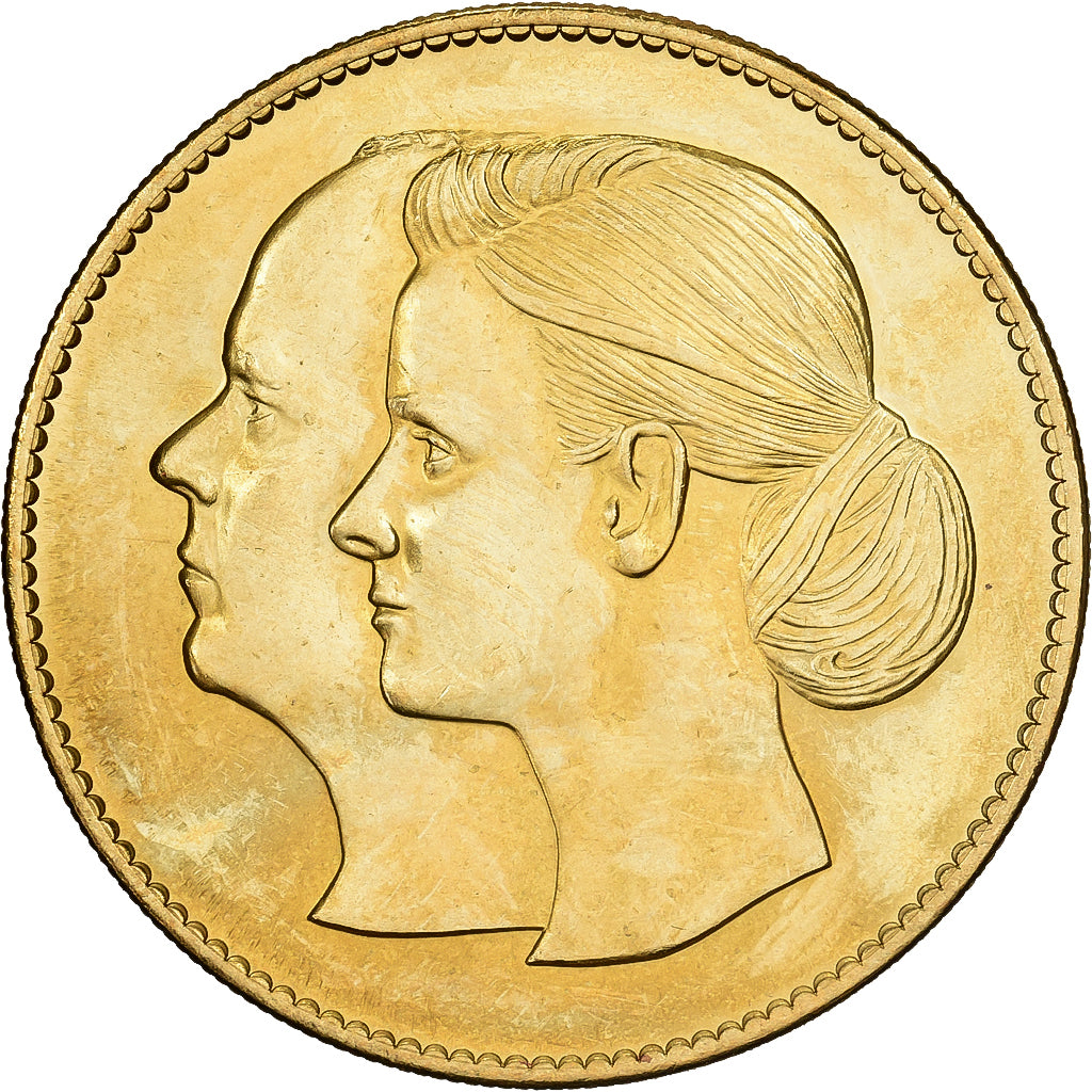 Monaco, Medaille, Mariage Princier, Albert et Charlène, 2011, Tin, UNC-