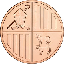 Andorra, Medal, 1 Centime, 1 Unça Coure Pur, 2014, Copper, MS(63)