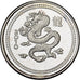 Vereinigte Staaten, 1 Gramme, 2010, Rising Star Mint, Dragon, Silber, UNZ