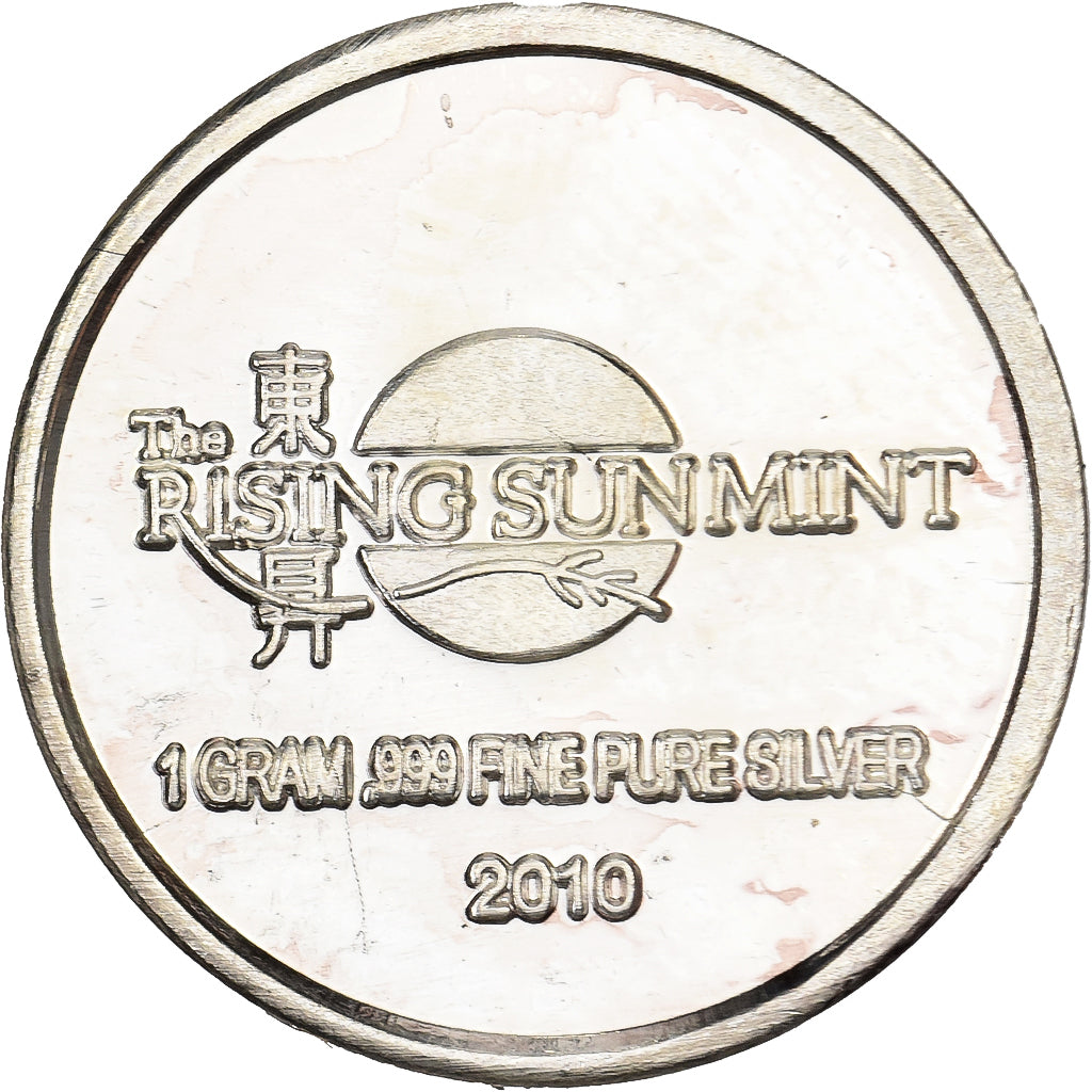 Vereinigte Staaten, 1 Gramme, 2010, Rising Star Mint, Dragon, Silber, UNZ