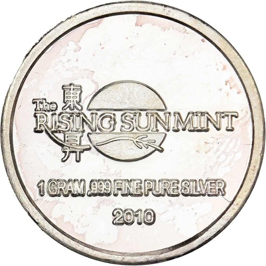 Vereinigte Staaten, 1 Gramme, 2010, Rising Star Mint, Dragon, Silber, UNZ