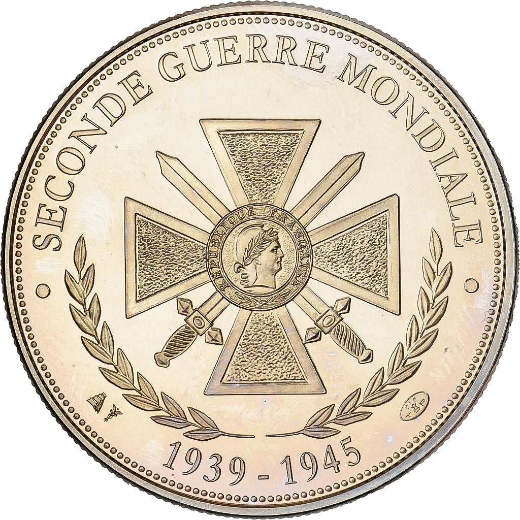França, Token, Seconde Guerre Mondiale, Victoire du 8 Mai 1945, Cobre-níquel
