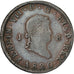 Spagna, Fernando VII, 8 Maravedis, 1820, Jubia, Rame, BB, KM:491