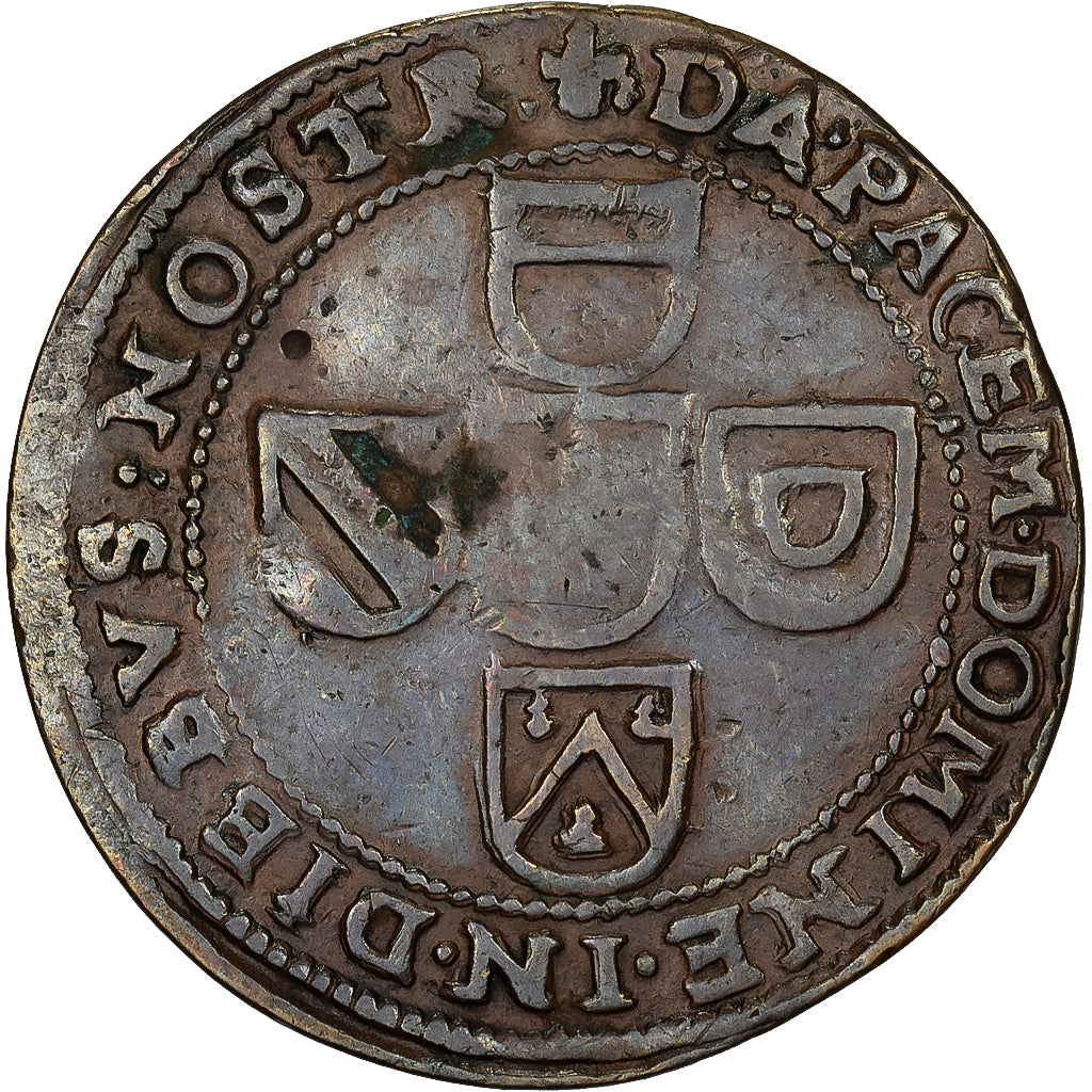 Spanische Niederlande, betaalpenning, Philippe IV, Etats de Lille, 1642, Kupfer