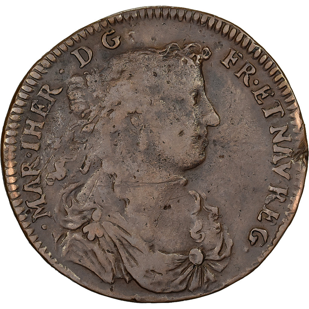 France, Token, Mariage de Louis XIV et Marie-Thérèse, Copper, F(12-15)
