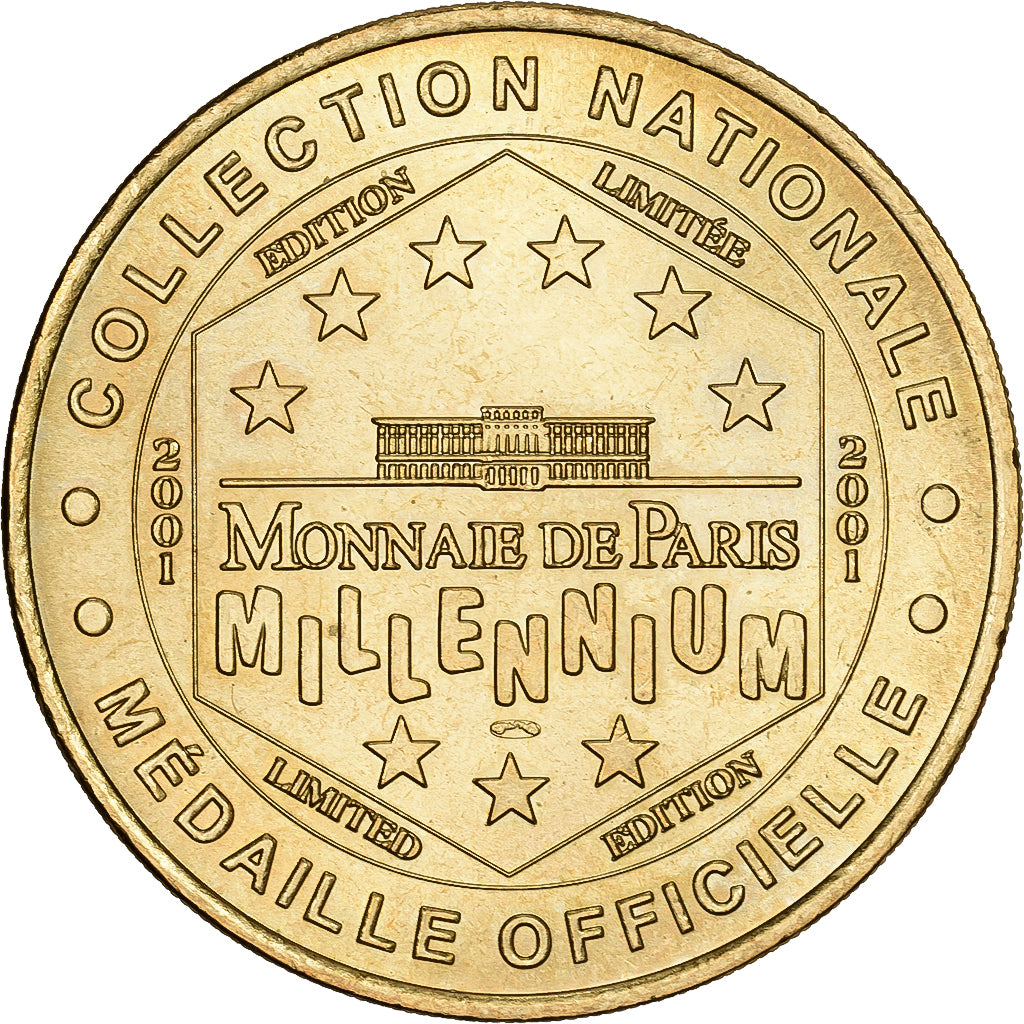 Francia, ficha, Ile d'Aix - Charente Maritime, 2001, Rame-nichel-alluminio, MDP