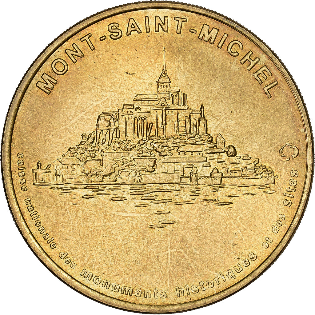 France, Token, le Mont-Saint-Michel - Vue générale n°1, 2000, Copper-nickel