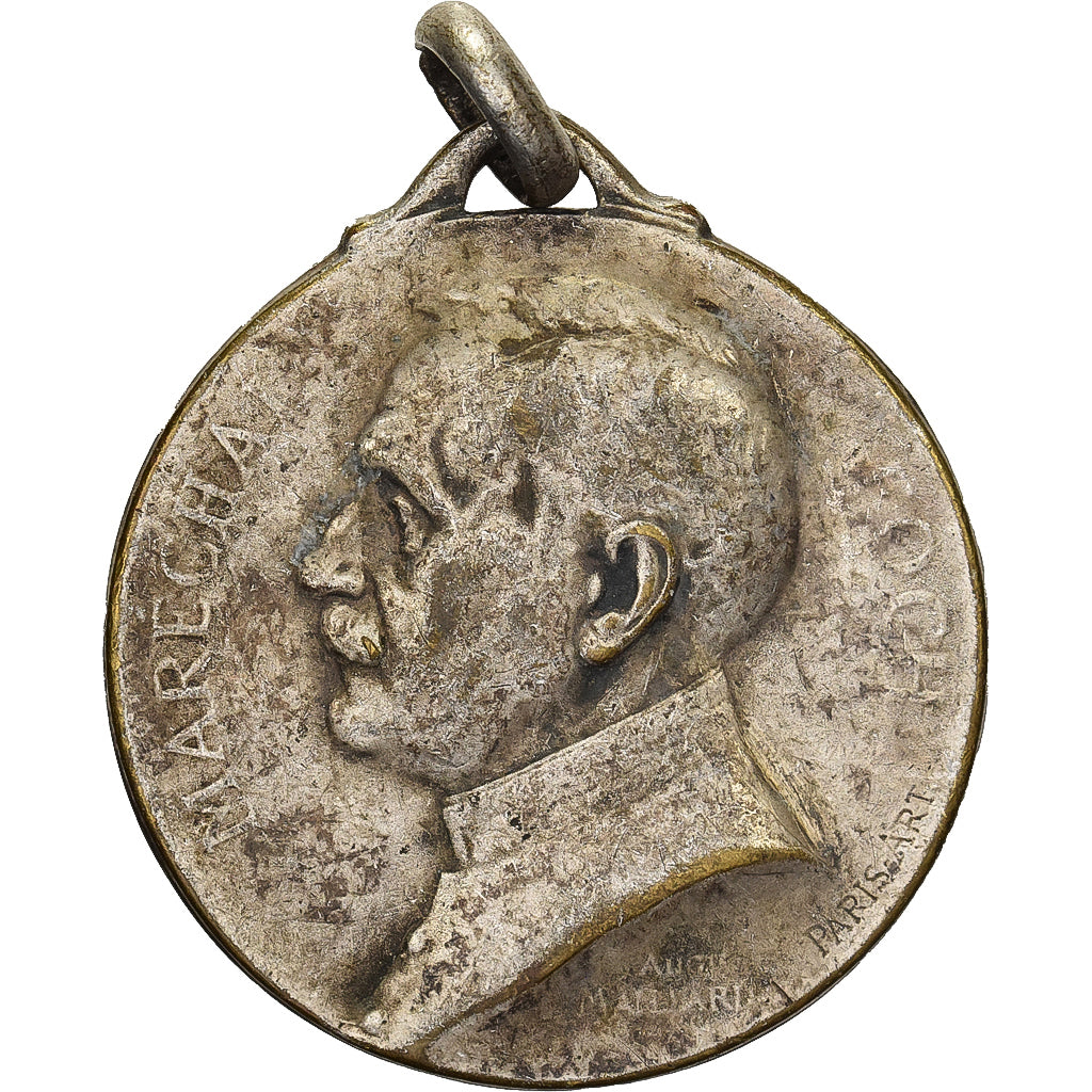 Frankreich, Maréchal Foch, Commandant des Armées, Medaille, 1918, Very Good