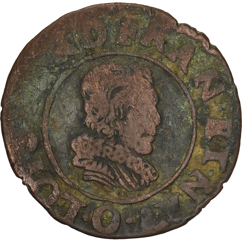 Francia, Louis XIII, Double Tournois, Double tournois, buste juvénile, 1626