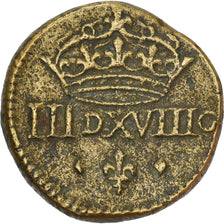France, Henri III à Louis XIV, 1/8 Ecu, Poids Monétaire, Brass, EF(40-45)