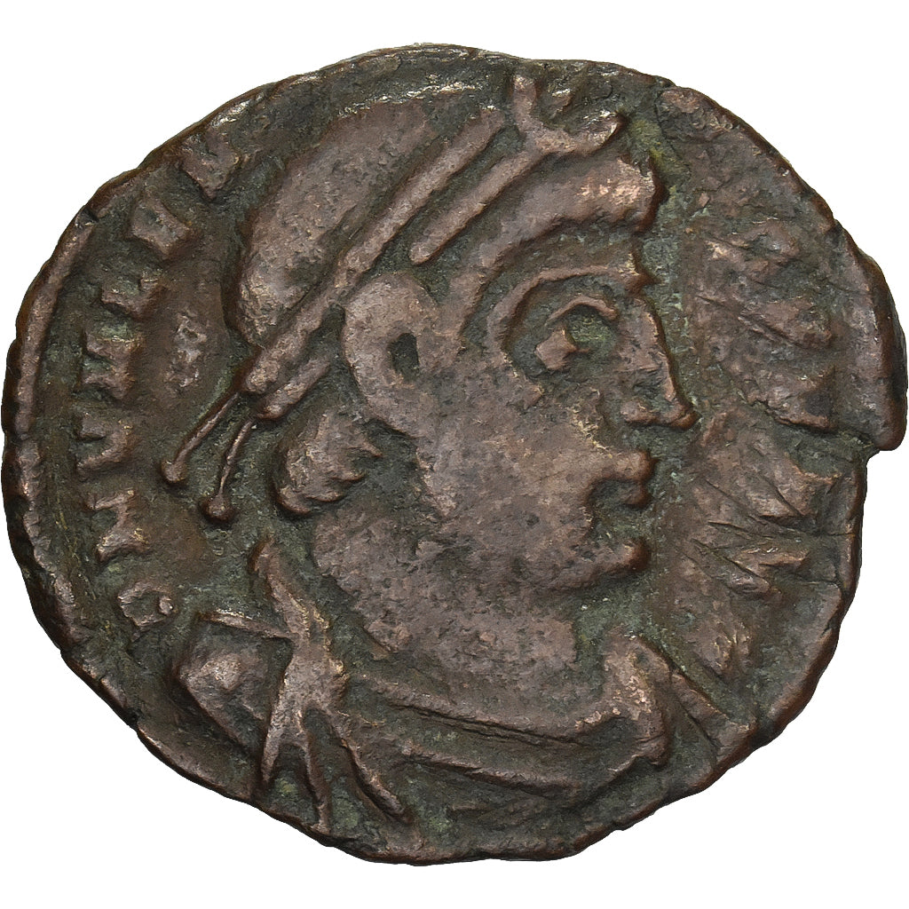 Valens, Nummus, Siscia, Miedź, VF(20-25), Cohen:47