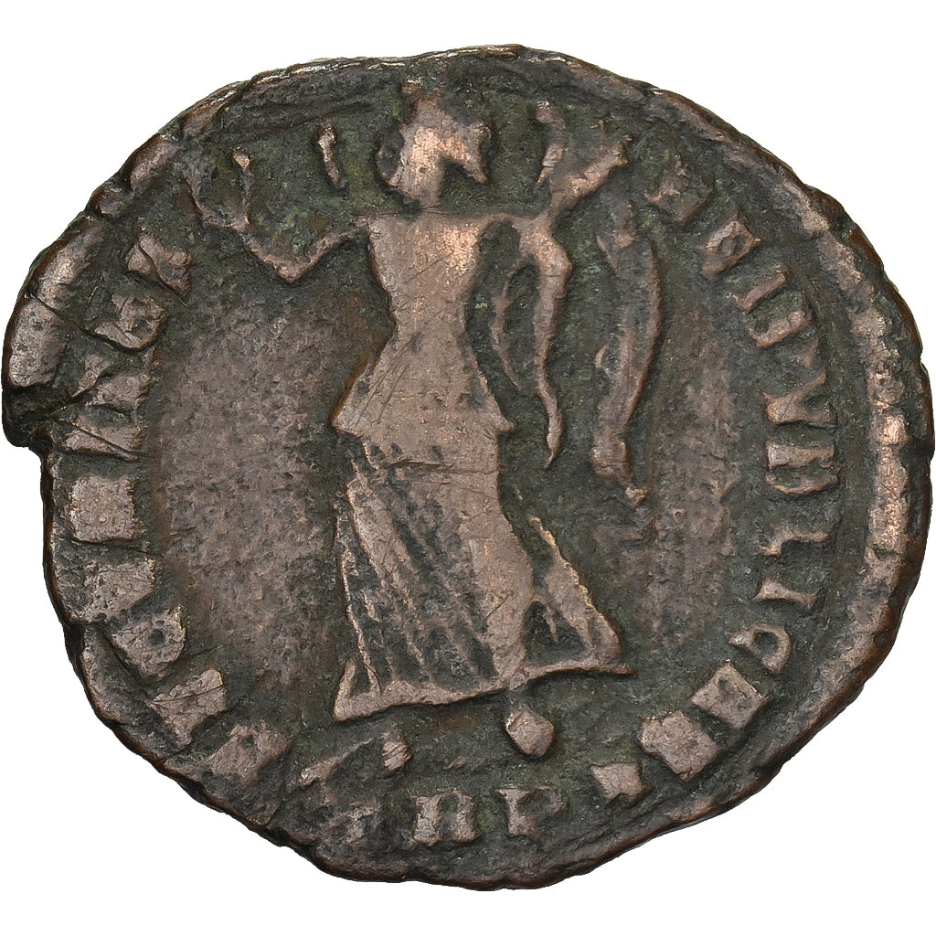 Valens, Nummus, Siscia, Miedź, VF(20-25), Cohen:47