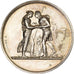 Frankrijk, Medaille, Wedding, 1817, Zilver, Andrieu/Denon, ZF