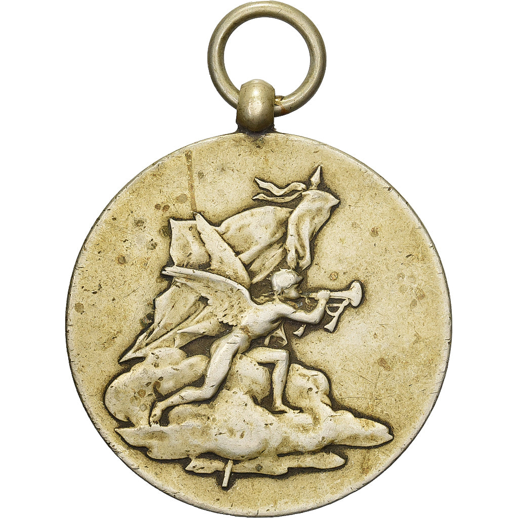 Russia, Medal, Nicolas II, Revue du Tsar, Octobre 1896, Silvered bronze
