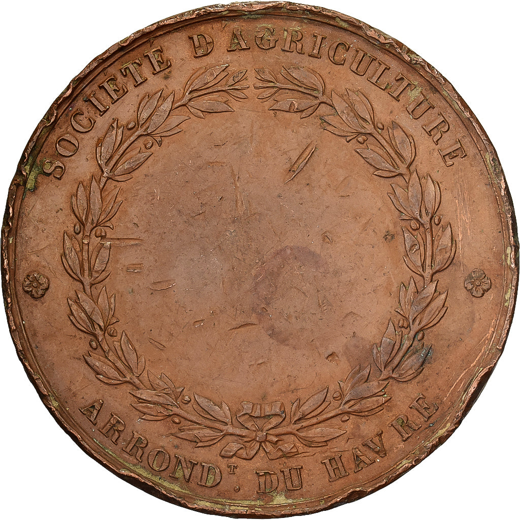 Frankreich, Medaille, Louis Philippe I, Société d'Agriculture du Havre