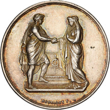 Francja, medal, Noces, Mariage, Religion, Srebro, Montagny, AU(50-53)