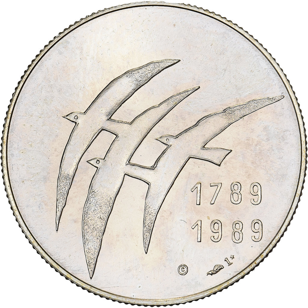 France, Medal, Révolution Française, Serment du Jeu de Paume, 1989, Silver