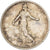 Francia, Franc, Semeuse, 1915, Paris, Argento, BB, Gadoury:467, KM:844.1