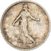 France, Franc, Semeuse, 1915, Paris, Silver, EF(40-45), Gadoury:467, KM:844.1