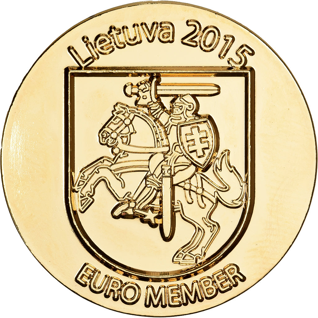Lithuania, betaalpenning, Euro Member, 2015, Copper-nickel Aluminium, UNZ