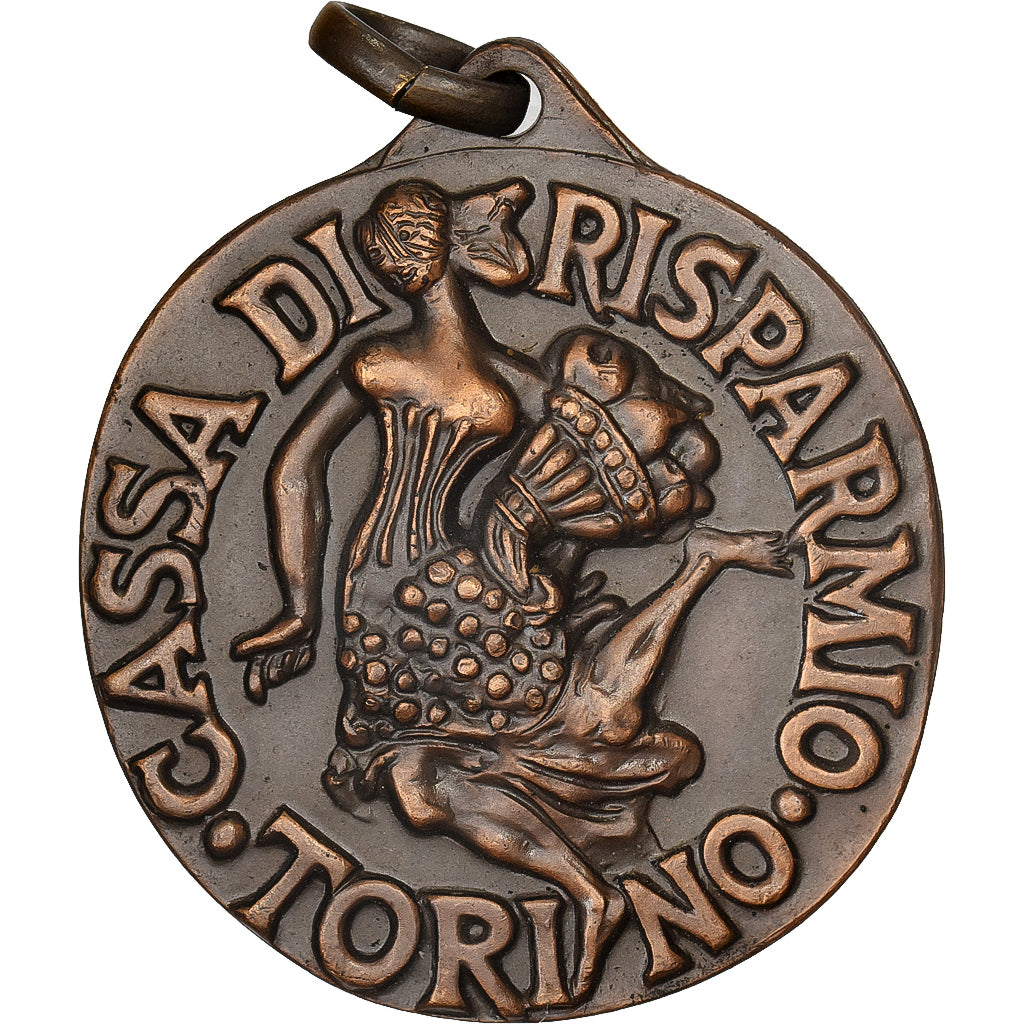 Italy, Token, Cassa di Risparmio, Torino, 1977, Bronze, MS(63)