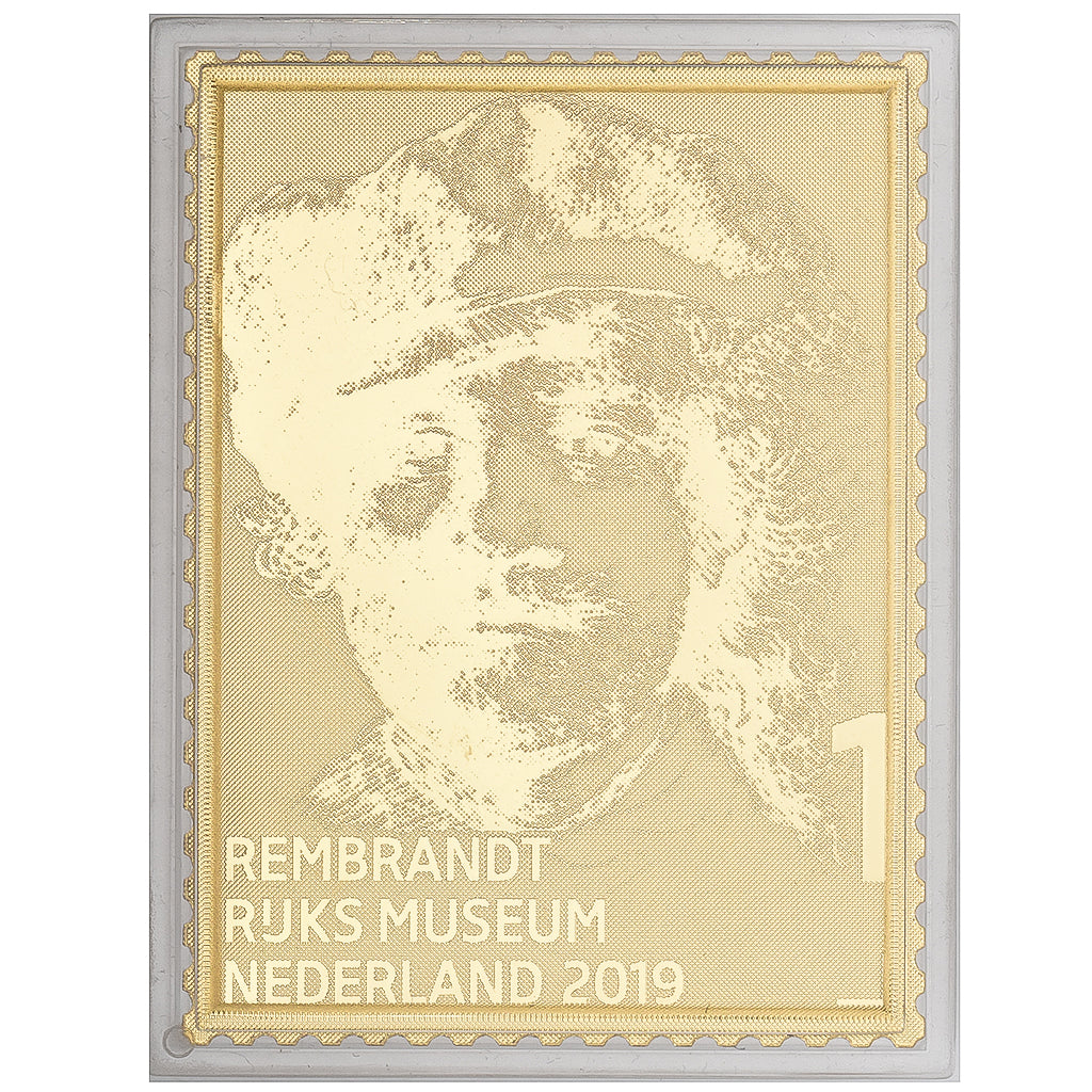 Niederlande, Timbre, Rembrandt Rijks Museum, 2019, Gold, STGL