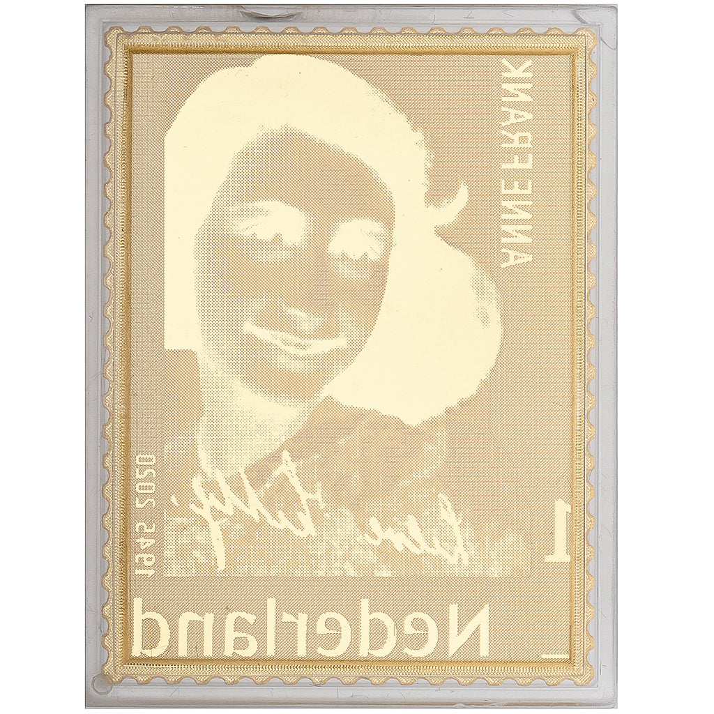 Países Bajos, Timbre, Anne Frank, 2020, Oro, FDC