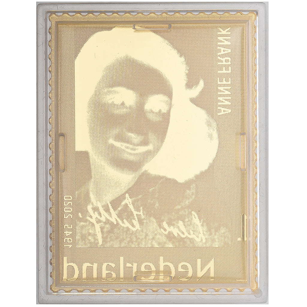 Países Bajos, Timbre, Anne Frank, 2020, Oro, FDC