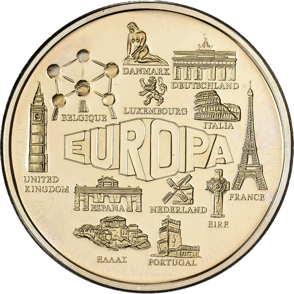 Frankreich, Medaille, Europa, 2000, Kupfer-Nickel, STGL