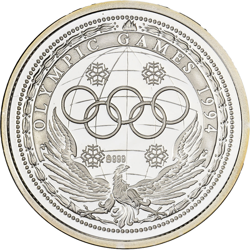 Duitsland, Medaille, Jeux Olympiques d'Hiver, Lillehammer, 1994, Zilver, FDC