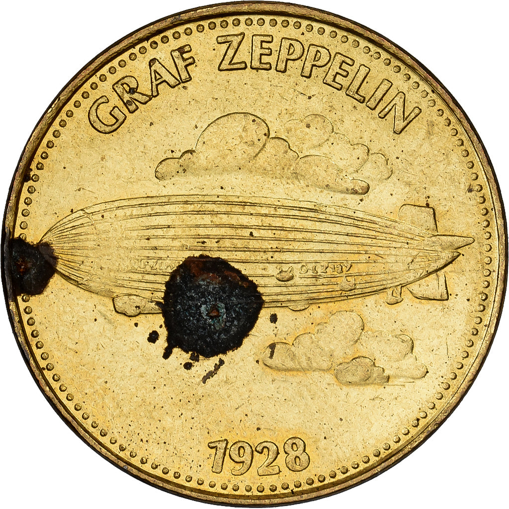 Francia, ficha, Collection Shell, Graf Zeppelin, Bronzo-alluminio, BB