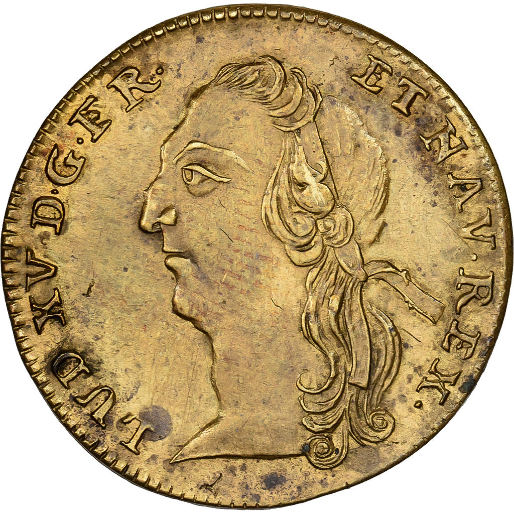 Francia, ficha, Louis XV, Statue de Louis XV à Bordeaux, 1744, Ottone