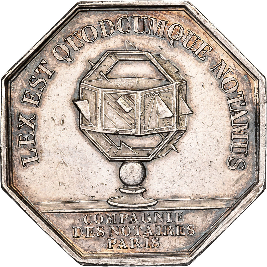 Frankreich, betaalpenning, Napoléon III, Compagnie des Notaires de Paris