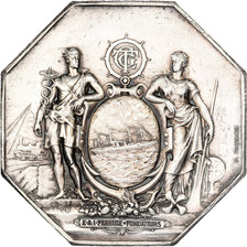 France, Token, Compagnie Générale Transatlantique, Services Postaux, Silver