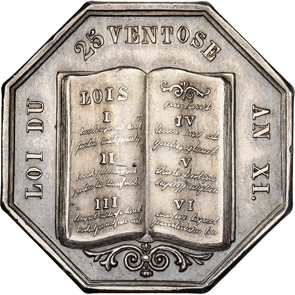 France, Token, Notaires de l'Arrondissement de Loches, Indre et Loire, Silver