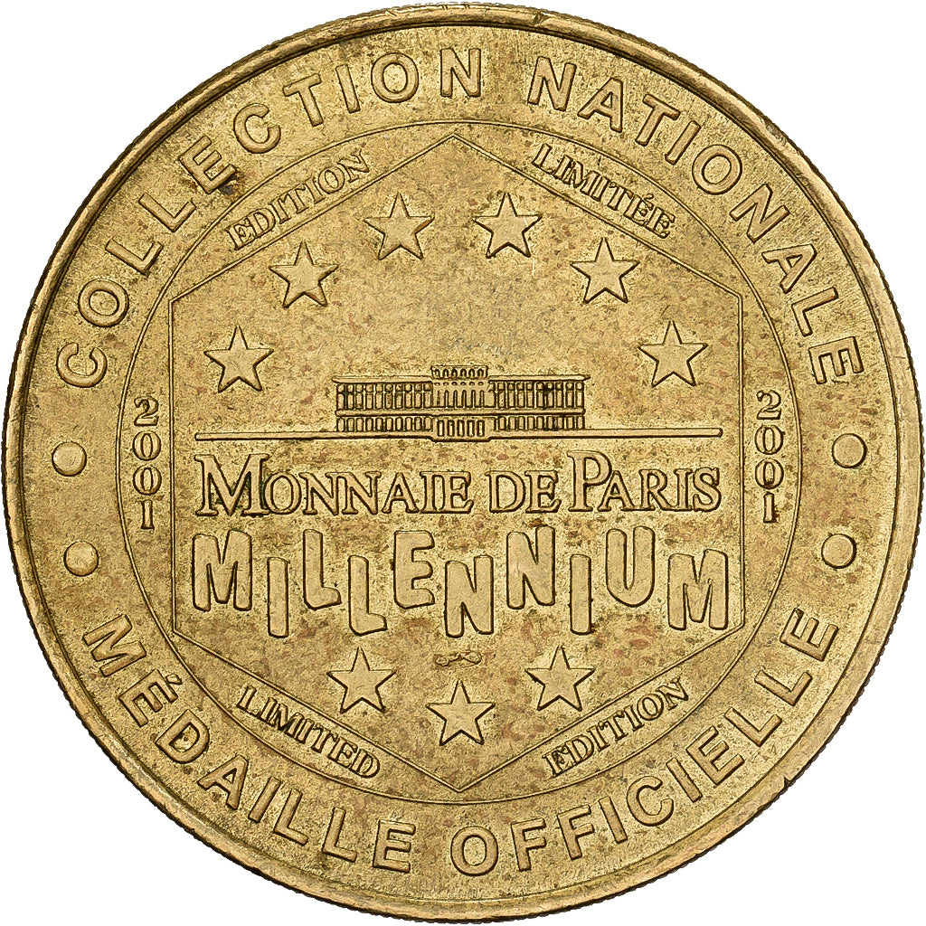 France, Token, 86/ Futuroscope - Parc Européen, 2001, Copper-nickel Aluminium