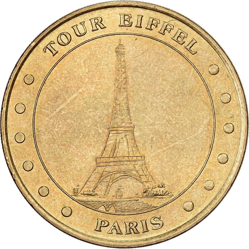Francia, ficha, Paris - La Tour Eiffel n°2, 2002, Rame-nichel-alluminio, MDP