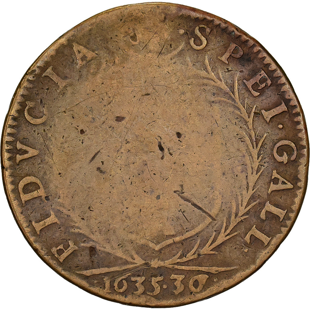 Francia, ficha, Touraine, René Chauvet, maire de Tours, 1635-1636, Ottone, B+