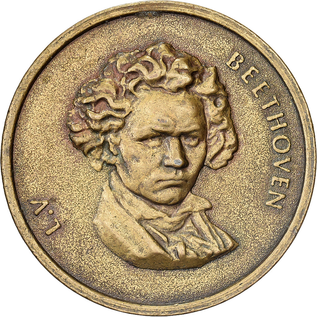 Germany, Medal, Musique, Ludwig Von Beethoven, Brass, EF(40-45)