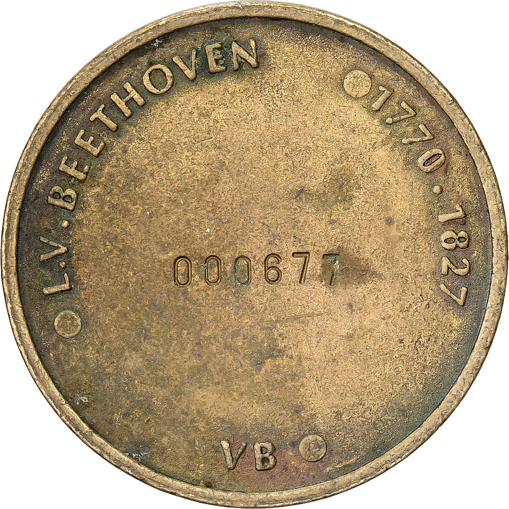 Germany, Medal, Musique, Ludwig Von Beethoven, Brass, EF(40-45)