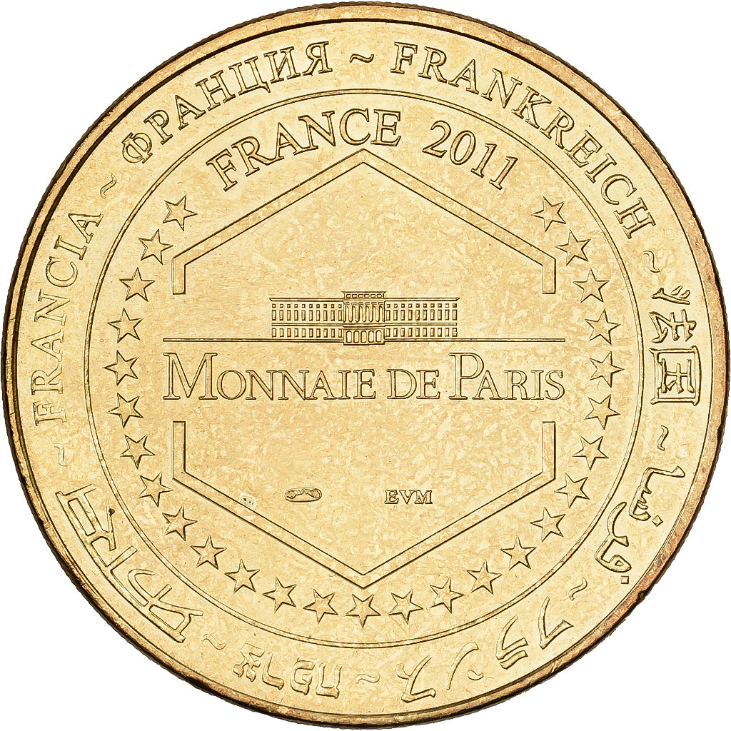 Frankreich, betaalpenning, La Cathédrale de Chartres, 2011, Copper-nickel