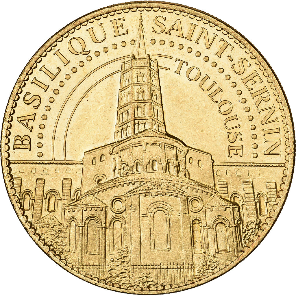 Frankreich, betaalpenning, Toulouse - Basilique Saint-Sernin, 2012