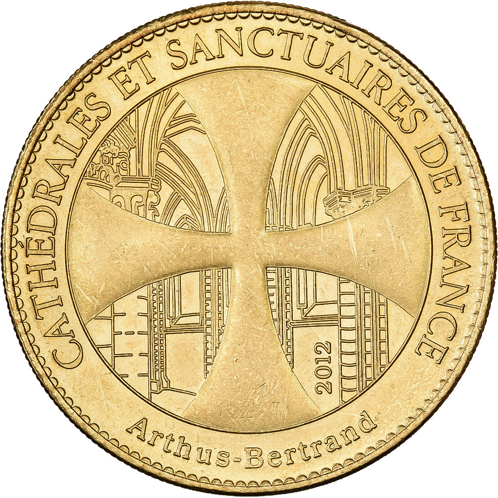 Frankreich, betaalpenning, Toulouse - Basilique Saint-Sernin, 2012